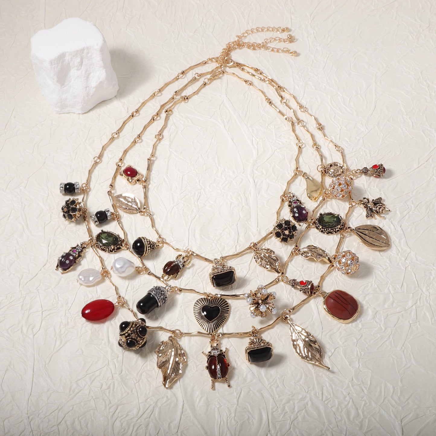 Luxury Medieval Layered Necklace