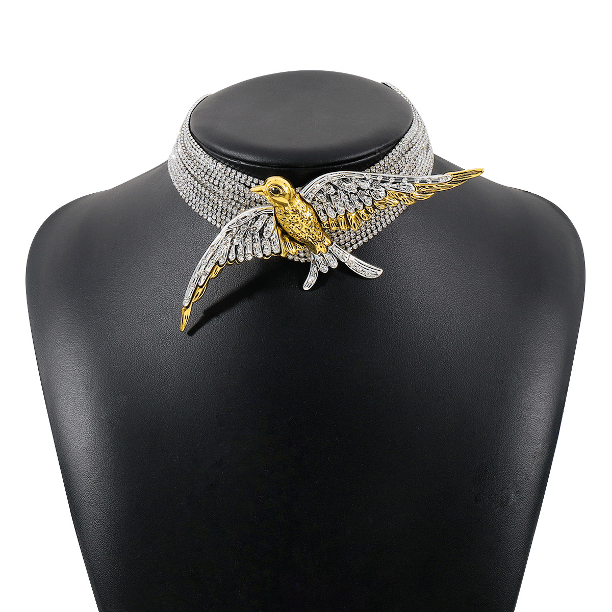 Embellished Sparrow Choker Necklace