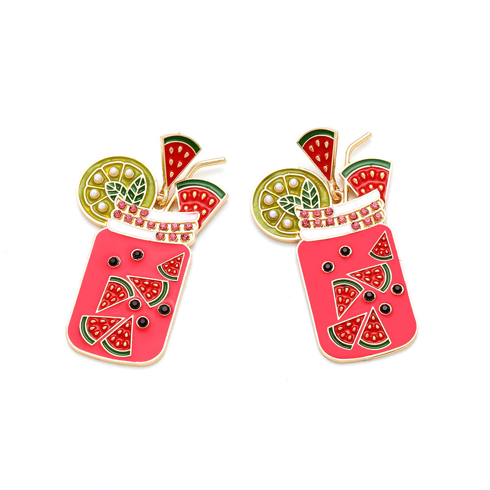 Crystal Rhinestone Cocktail Earrings