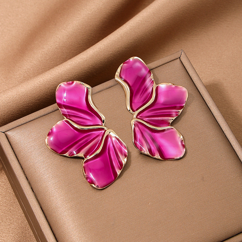 Forest Maple Oil Drop Earrings