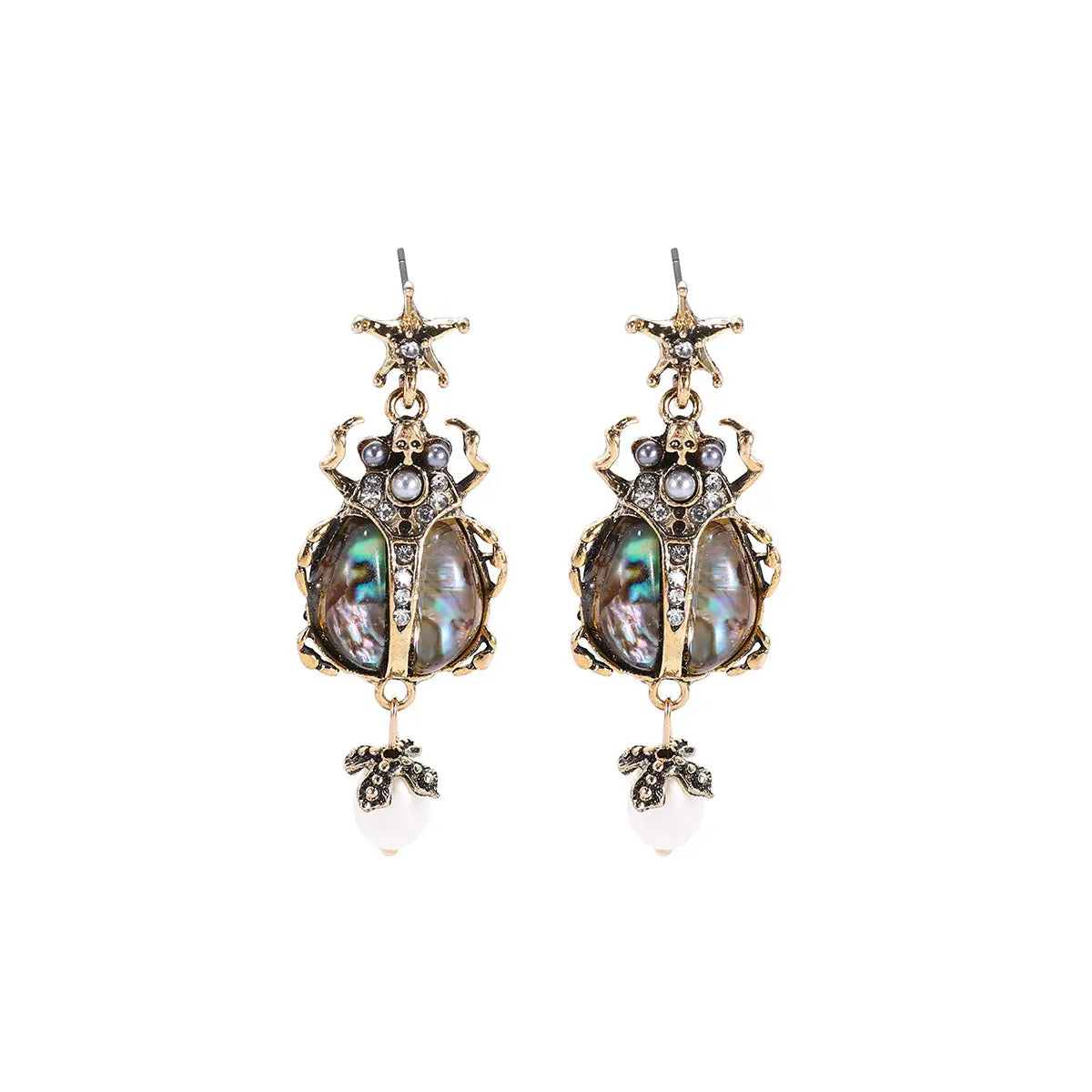 Beetle Earrings