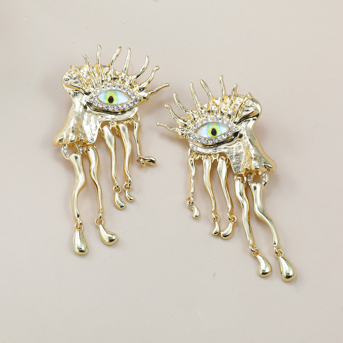 DragonEye Extravagent Earrings (Green)
