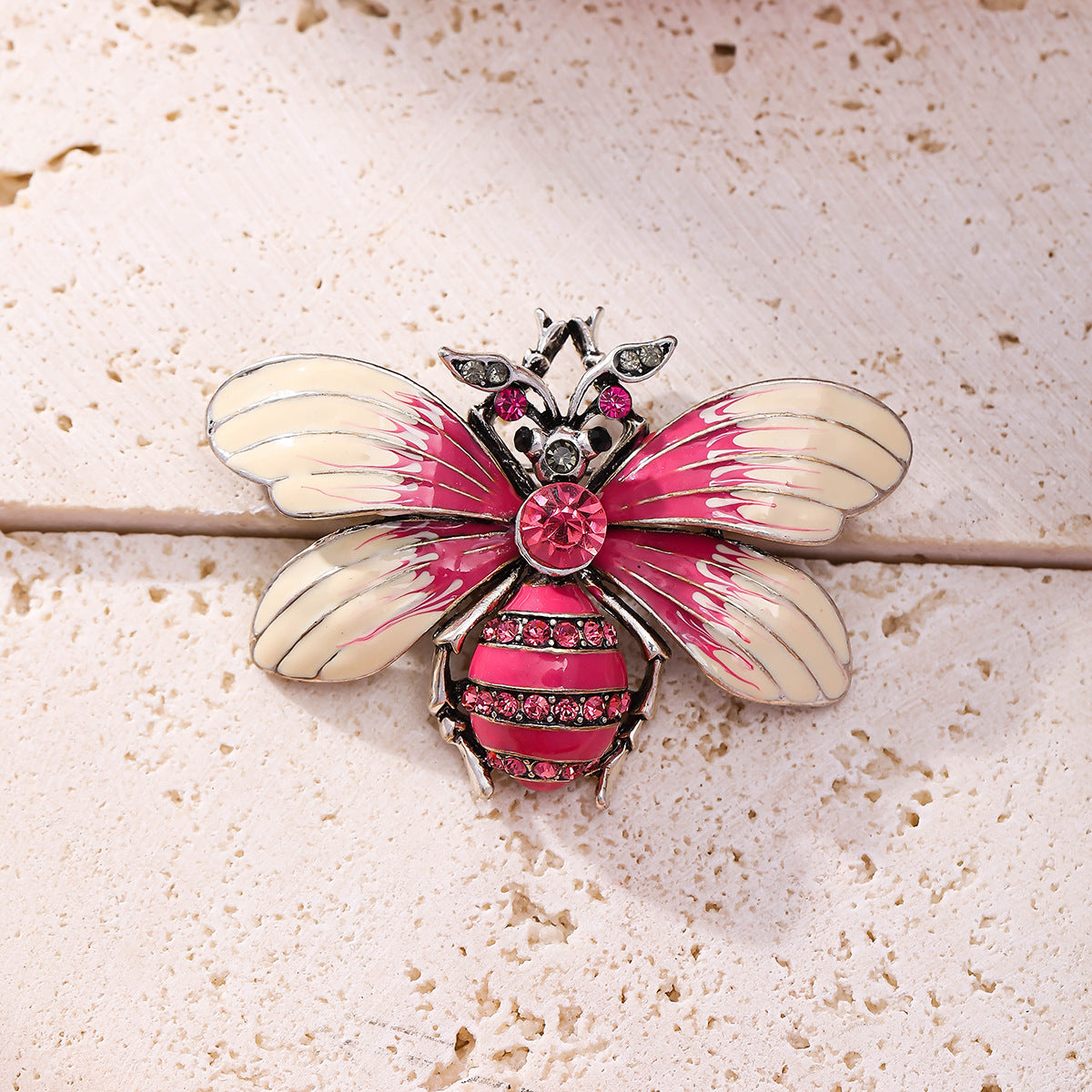 Multicolour Stylish Insect Brooch