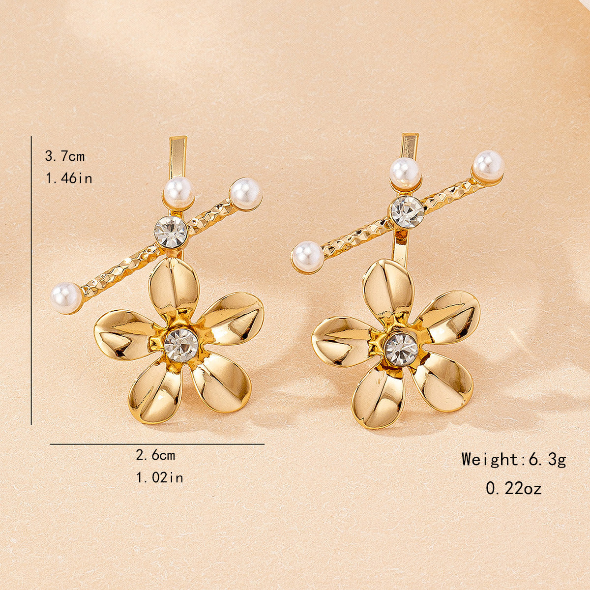 Golden Parijaat Earrings
