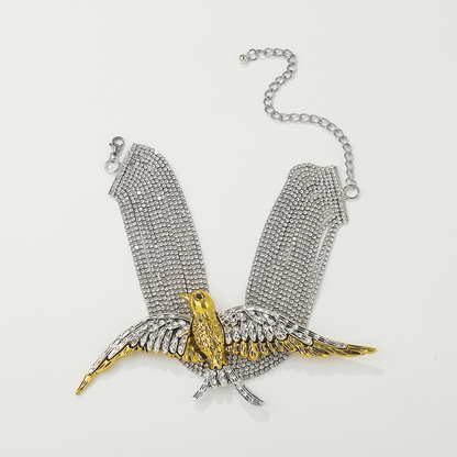 Embellished Sparrow Choker Necklace
