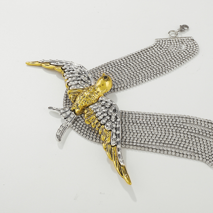 Embellished Sparrow Choker Necklace