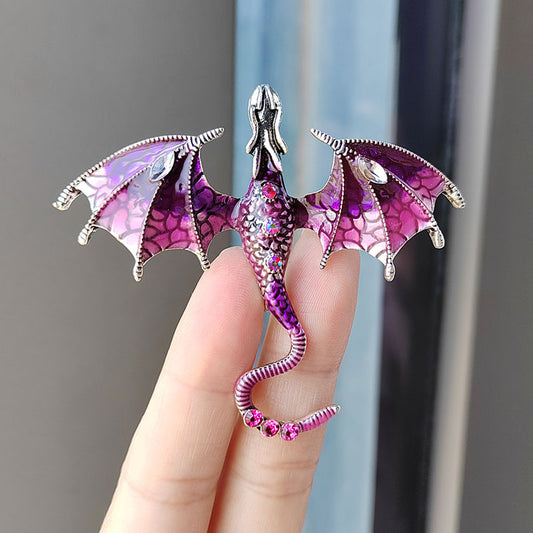 Dragon Embellished Brooch