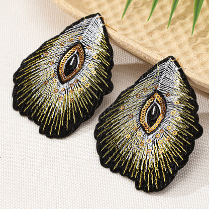 Bohemian Feather Shape Earrings