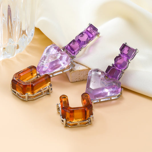 Multi-colour Love Earrings