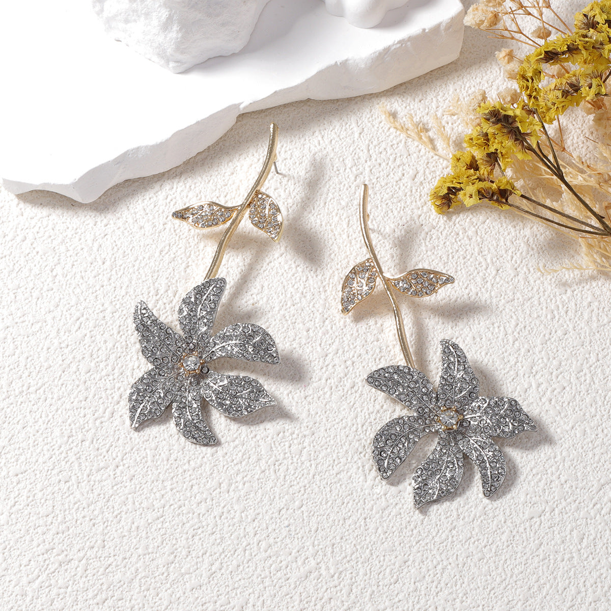 Bohemian Rhinestone Dangler Earrings