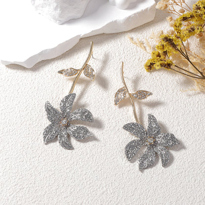 Bohemian Rhinestone Dangler Earrings