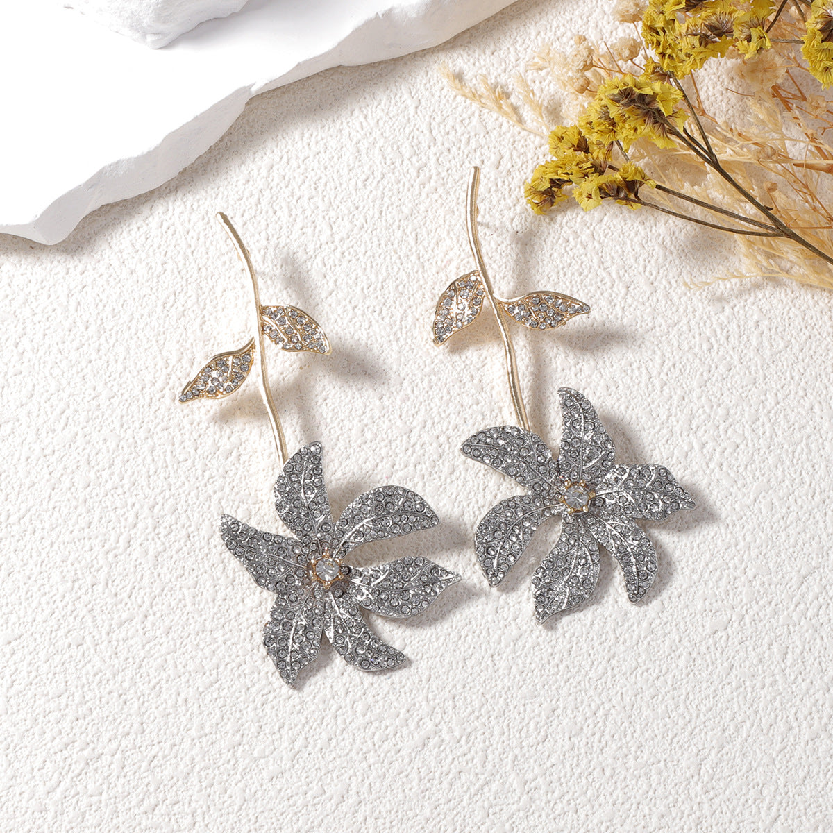 Bohemian Rhinestone Dangler Earrings