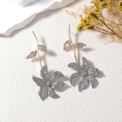 Bohemian Rhinestone Dangler Earrings