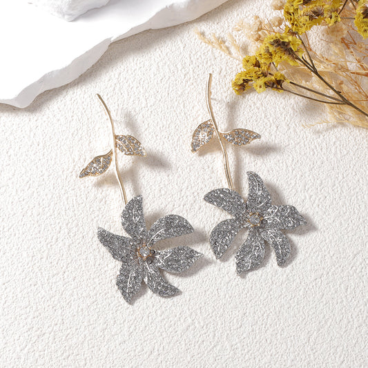 Bohemian Rhinestone Dangler Earrings