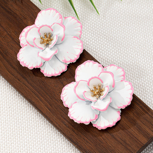 White  Blossom Earrings
