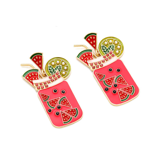 Crystal Rhinestone Cocktail Earrings